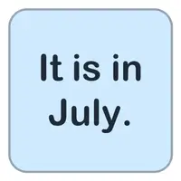 Picture for It is in July. (Temmuzda.)