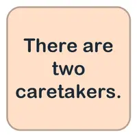 Picture for There are two caretakers. (İki hademe var.)