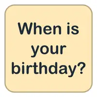 Picture for When is your birthday? (Doğum günün ne zaman?)
