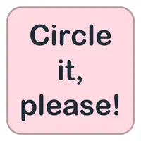 Picture for Circle it, please! (Daire içine al, lütfen!)