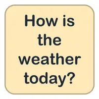 Picture for How is the weather today? (Bugün hava nasıl?)