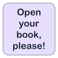 Picture for Open your book, please! (Kitabını aç, lütfen!)
