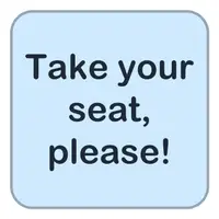 Picture for Take your seat, please! (Yerine otur, lütfen!)