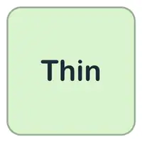 Picture for Thin (İnce, zayıf)