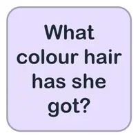 Picture for What colour hair has she got? (Saçı ne renk?)