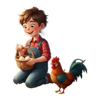 Picture for Collect the eggs (Yumurtaları toplamak)