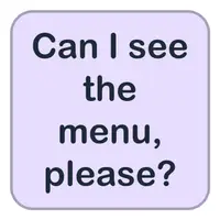 Picture for Can I see the menu, please? (Menüyü görebilir miyim, lütfen?)