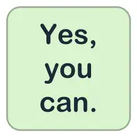 Picture for Yes, you can. (Evet, alabilirsin.)