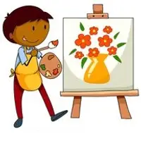 Painting pictures (Resim boyama) görseli