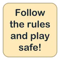 Follow the rules and play safe! (Kurallara uy ve güvenli oyna!) görseli