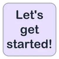Let's get started! (Başlayalım!) görseli