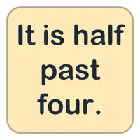 It is half past four. (Saat dört buçuk.) görseli