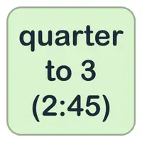 Quarter to (Çeyrek kala) görseli