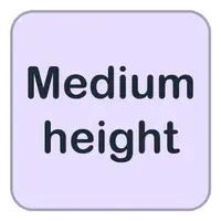 Medium height (Orta boy) görseli