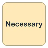 Necessary (Gerekli) görseli