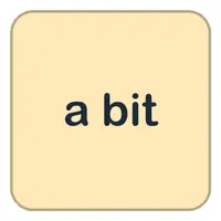 Picture for A bit (Biraz, azıcık)