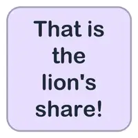 Picture for That is the lion's share! (Aslan payı bu!)