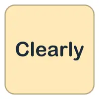 Clearly (Açıkça, net bir şekilde) görseli