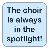 The choir is always in the spotlight during the celebrations! (Koro, kutlamalarda hep ilgi odağıdır!) görseli