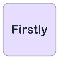 Firstly (İlk olarak) görseli