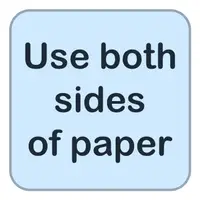 Picture for Use both sides of paper (Kâğıdın iki yüzünü kullanmak)