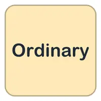 Ordinary (Sıradan) görseli
